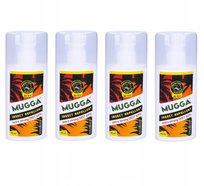 Mugga Deet 50% Spray środek na komary kleszcze i owady preparat 75ml strong zestaw 4 szt.