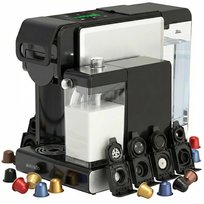 Multi-ekspres kapsułkowy Avenido AV4388 9w1 z pojemnikiem na mleko, 19 bar, 2850 W, 7 adapterów, PID, 1 l, stal nierdzewna