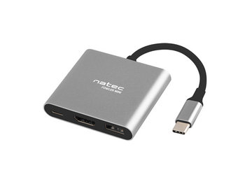 Multi port NATEC fowler mini usb-c pd, usb 3.0, hdmi 4k - Natec