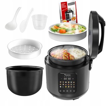 Multicooker parowar szybkowar TurboTronic kombiwar garnek elektryczny frytownica 5L 860W Czarny - TurboTronic