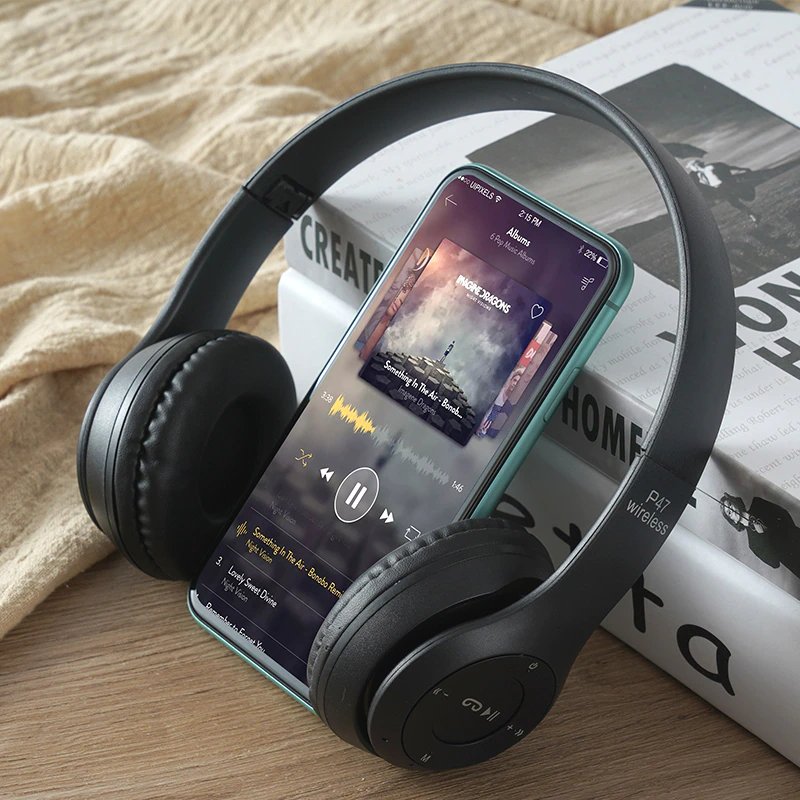 Фото - Навушники Multifunkcjonalne Słuchawki Bezprzewodowe Rafeex, Nauszne Wireless P47 Z B