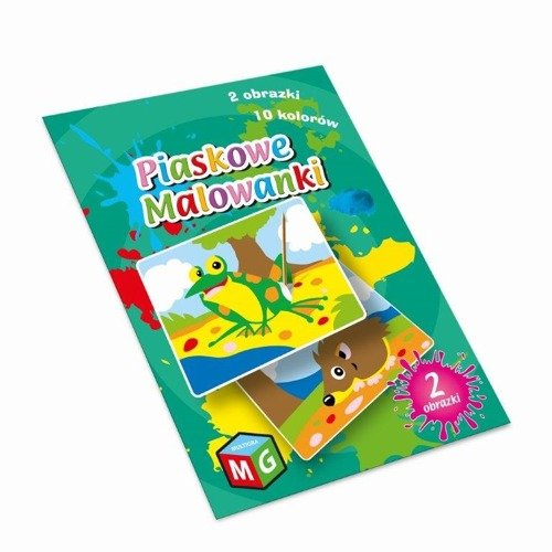 Multigra, piaskowe Obrazki Żaba i Jeż, zestaw