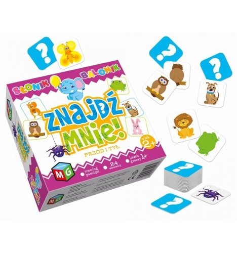 Multigra, puzzle, Słonik Balonik, Znajdź mnie Przód i Tył, 24 el.