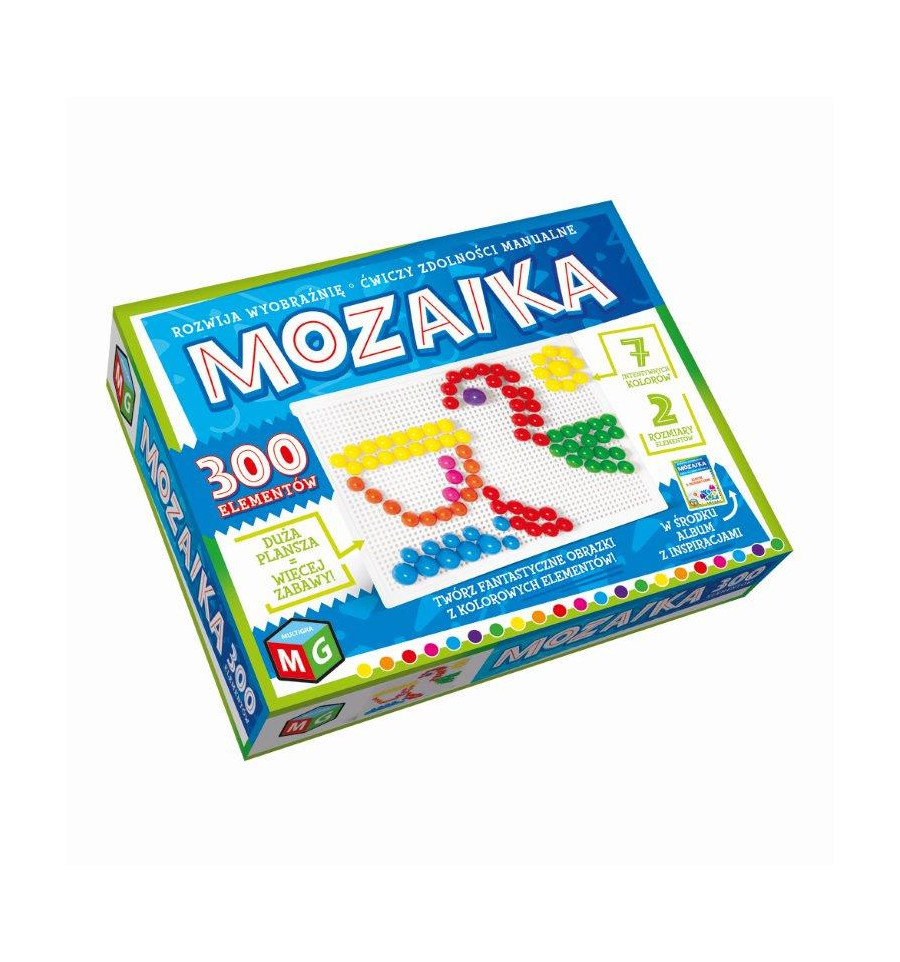 Zdjęcia - Puzzle i mozaiki Multigra, Zestaw edukacyjny Mozaika, 300 elem.