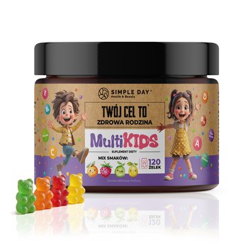 MultiKids - 4 smaki - 120 żelek - Twój Cel To