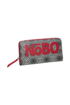Multikolorowy wzorzysty portfel Nobo - Nobo