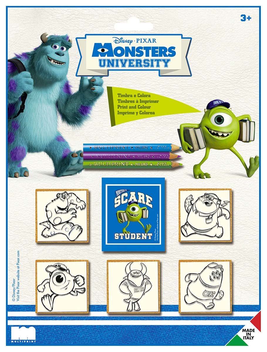 Multiprint, Monsters University, zestaw pieczątek