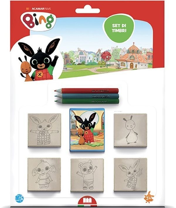 Multiprint, pieczątki 5 sztuk Bing