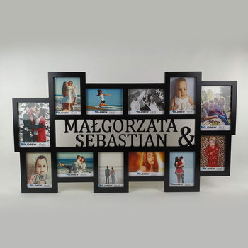 Multirama ramka na zdjęcia z Imionami 12 zdjęć 13x18,15x21 rocznica - Wajdrew