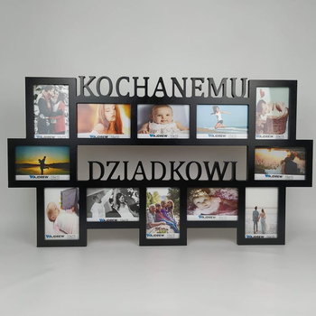 Multirama ramka na zdjęcia z napisem  Kochanemu Dziadkowi mdf 12 zdjęć - Wajdrew