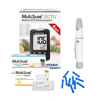 Multisure GCTU 4w1 glukoza, cholesterol, trójglicerydy kwas moczowy + paski