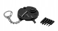 Multitool Brelok do kluczy 6 x bit + ostrze