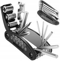 MULTITOOL ROWEROWY KLUCZE DO NAPRAWY ZESTAW NARZĘDZI WIELOFUNKCYJNY 16w1