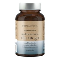 MULTIWITAMINA DLA NIEGO PRIMABIOTIC 60 kaps. Dla Mężczyzn Cynk Żelazo