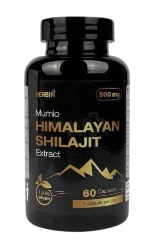 Empik Mumio Himalajskie Żywe Shilajit Gold Kapsułki Herbin 60 kaps.