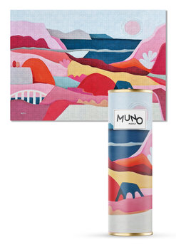 Muno, puzzle, "Myland" By Magdalena Magiera Muno, W Ozdobnej Tubie, 2000 el. - Muno Puzzle
