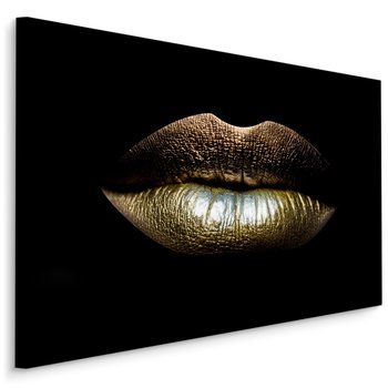 Muralo, Obraz do Sypialni, Złote usta, wymiary 90x60 cm - Muralo