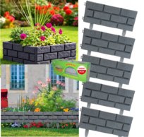 Murek ogrodowy wysoki 18 cm 2,2 m obrzeże trawnika PŁOTEK PALISADA POLSKI