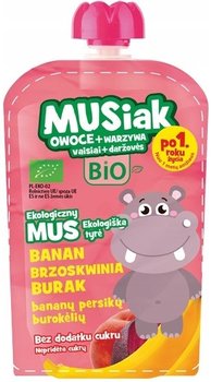 Mus owocowo- warzywny banan brzoskwinia burak  BIO 100 g - Inna marka