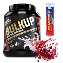 MUSCLE CLINIC BULK UP 2700g ODŻYWKA BULK 50/50 żurawina energy plusz