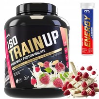 MUSCLE CLINIC ISO TRAIN UP 2250G Izolat 92g białka 0g cukru CZEKO MALINA
