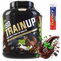 MUSCLE CLINIC ISO TRAIN UP 2250G Izolat białka 92g CZEKOLADA Z MIĘTĄ