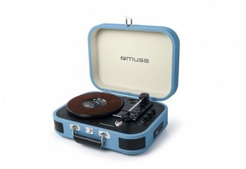 Muse Turntable micro system MT-201BTB USB port, Bluetooth, Wireless connection, AUX in, - Muse