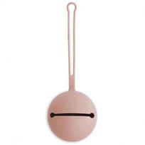 Mushie Etui na smoczek do wózka Kula Ball Blush Mushie