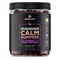 Mushroom Calm Gummies : Żelki z GABA Reishi Szafran || Solve Labs