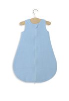 Muślinowy śpiworek dla dzieci zaokrąglony NEWBORN 0-6 mcy TOG 1.0 - blue