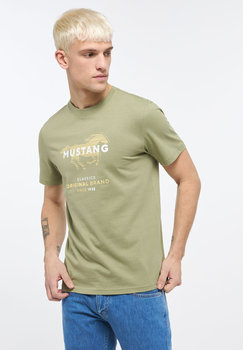 Mustang Alex C Print Męski T-Shirt Koszulka Logo Nadruk 1013828 6273-L - Inna marka