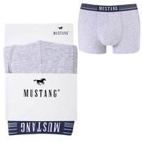 MUSTANG Bokserki Męskie Bawełniane BM1050 1 sztuka Szare Rozmiar L Mustang