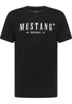 Mustang Czarny Męski T-Shirt Koszulka Bluzka L - Mustang