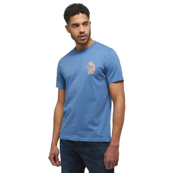 Mustang Męski Niebieski T-Shirt Koszulka L - Mustang