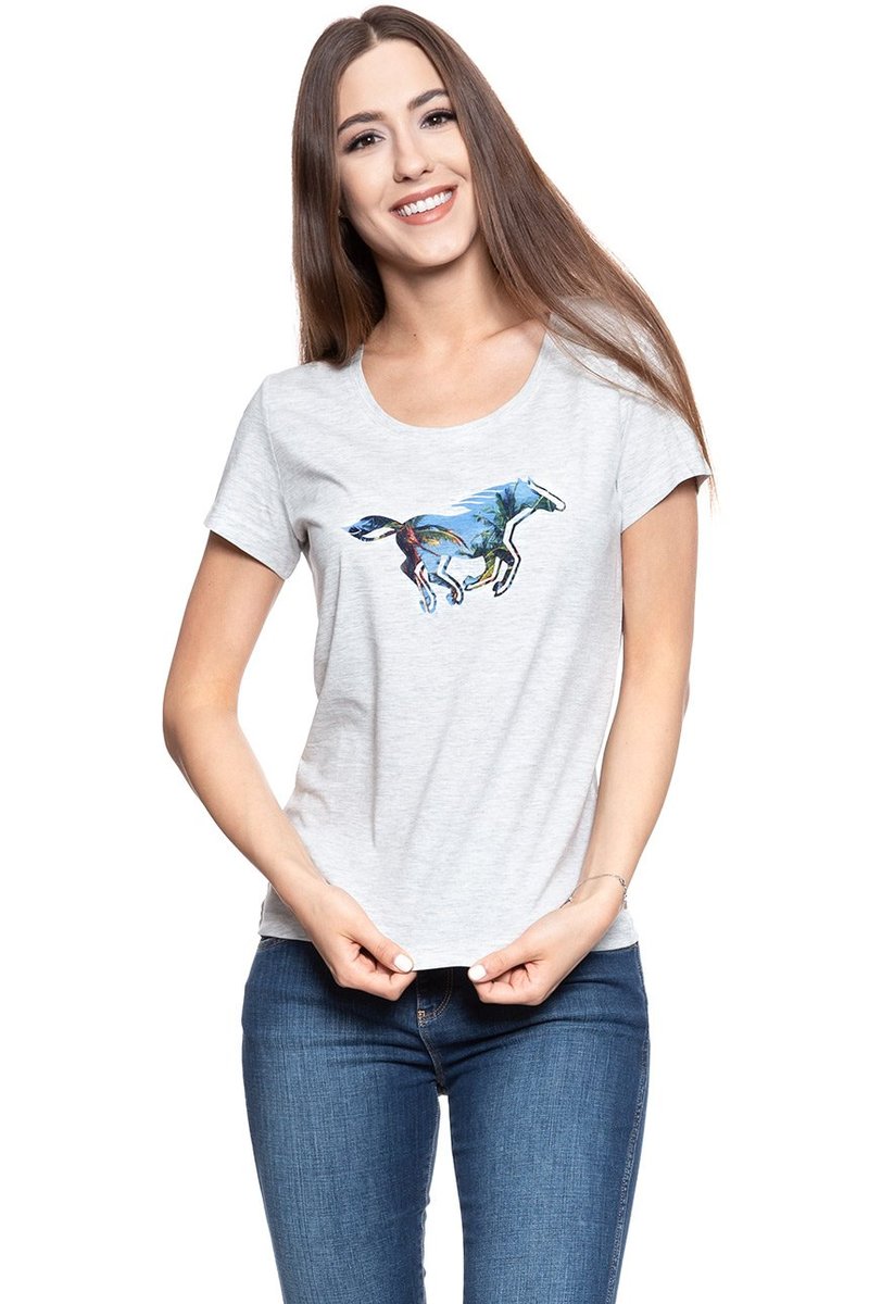 MUSTANG Style Welby T-Shirt Donna, Moda Casual E Comfort