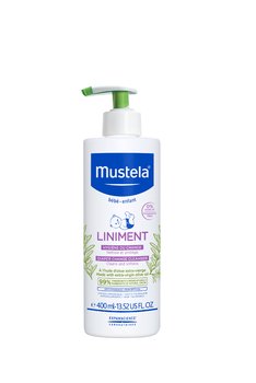 Mustela, Bebe Enfant Liniment, Emulsja oczyszczająca do okolicy pieluszkowej z pompką, 400 ml