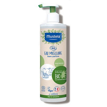 Mustela Bio Micellar Water Oczyszczająca woda micelarna do mycia dla dzieci i niemowląt 400ml - Mustela