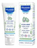 Mustela, Hydra Bebe Facial Cream, Nawilżający krem do twarzy dla dzieci i niemowląt, 40 ml