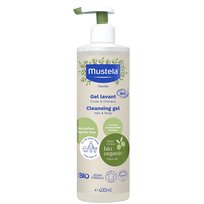 Mustela, Organic Cleansing Gel, Organiczny Żel Do Mycia Ciała I Włosów, 400ml