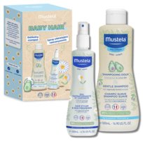 Mustela Zestaw do włosów Delikatny Szampon 500 ml + Spray 200 ml