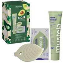 Mustela Zestaw: Szampon do włosów i ciała 75 g + Balsam nawilżający 75 ml