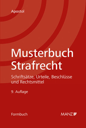 Musterbuch Strafrecht - Manz'sche Verlags- U. Universitätsbuchhandlung ...