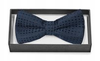 MUSZKA Męska GRANATOWA Elegancka Mucha w Pudełku Pako Jeans Pako Jeans