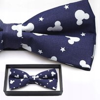 MUSZKA Męska GRANATOWA Myszka Miki Elegancka Mucha w Pudełku Pako Jeans Pako Jeans