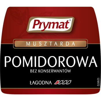 MUSZTARDA POMIDOROWA 185G PRYMAT - Prymat