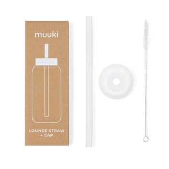 Muuki, Zestaw Mini Lounge Straw + Cap - MUUKI