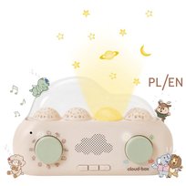 Muzyczny projektor z bajkami CloudBox - Wersja polsko - angielska