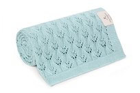 My Memi, Ażurowy kocyk bambusowy, Vintage Mint