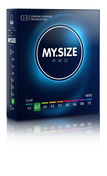 My.Size Pro, My.Size Pro Condoms, Prezerwatywy 47 mm, 3 szt. - My.Size Pro