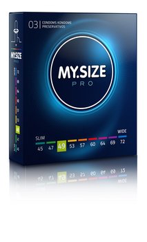 My.Size Pro, My.Size Pro Condoms, Prezerwatywy 49 mm, 3 szt. - My.Size Pro
